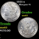 1921-s Morgan Dollar $1 Grades Select Unc