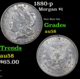 1880-p Morgan Dollar $1 Grades Choice AU/BU Slider
