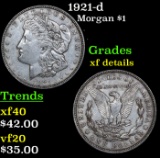 1921-d Morgan Dollar $1 Grades xf details