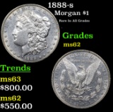 1888-s Morgan Dollar $1 Graded Select Unc
