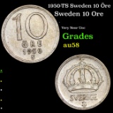 1950-TS Sweden 10 Öre Grades Choice AU/BU Slider