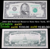 1993 $50 Federal Reserve Note New York, NY Grades Select AU
