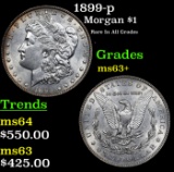 1899-p Morgan Dollar $1 Grades Select+ Unc
