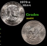 1979-s Susan B. Anthony Dollar $1 Grades Choice Unc