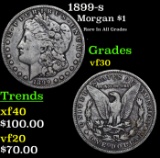 1899-s Morgan Dollar $1 Grades vf++
