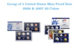 2006 & 2007 United States Mint Proof Set