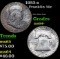 1953-s Franklin Half Dollar 50c Grades Choice+ Unc