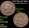 1819 Small Date Coronet Head Large Cent 1c Grades vg+