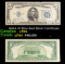 1934A $5 Blue Seal Silver Certificate Grades vf+