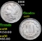 1866 Three Cent Copper Nickel 3cn Grades Choice AU