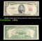 1953B $5 Red Seal Fancy Serial United States Note Grades vf+