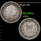 1894 Haiti 10 Centimes, Silver KM-44 Grades vf++