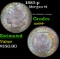 1883-p Morgan Dollar $1 Grades Choice+ Unc