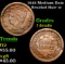 1846 Medium Date Braided Hair Large Cent 1c Grades f details