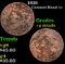 1818 Coronet Head Large Cent 1c Grades vg details