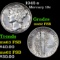 1942-s Mercury Dime 10c Grades Select Unc FSB