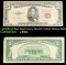 1953B $5 Red Seal Fancy Serial United States Note Grades vf+