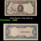 1943 Japan 1 Peso Note 1p Grades vf+