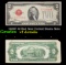 1928F $2 Red Seal United States Note Grades vf details