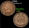 1896 Indian Cent 1c Grades xf