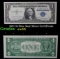 1957 $1 Blue Seal Silver Certificate Grades Choice AU