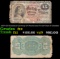 1870's US Fractional Currency 15¢ Fourth Issue Fr-1267 Bust of Columbia Grades f, fine
