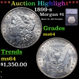***Auction Highlight*** 1899-s Morgan Dollar $1 Graded ms64 By SEGS (fc)