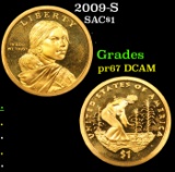 Proof 2009-S Sacagawea Native American Dollar 1 Grades GEM++ Proof Deep Cameo