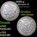 1899-p Morgan Dollar $1 Grades VF Details