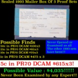 Original sealed box 3- 1993 United States Mint Proof Sets