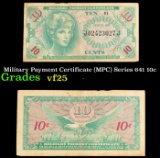 Military Payment Certificate (MPC) Series 641 10c Grades vf+