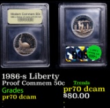 Proof 1986-s Liberty Modern Commem Half Dollar 50c Graded GEM++ Proof Deep Cameo BY USCG