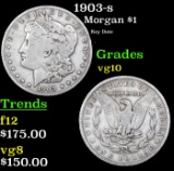 1903-s Morgan Dollar $1 Grades vg+