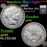 Proof ***Auction Highlight*** 1899 Barber Quarter 25c Graded pr65 By SEGS (fc)