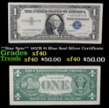 **Star Note** 1957B $1 Blue Seal Silver Certificate Grades xf