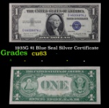 1935G $1 Blue Seal Silver Certificate Grades Select CU