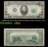 1950D $20 Green Seal Federal Reserve Note (Atlanta, GA) Grades vf+