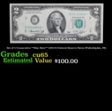 Set of 2 Consecutive **Star Note** 1976 $2 Federal Reserve Notes (Philadelphia, PA) Grades Choice CU
