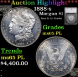 ***Auction Highlight*** 1888-s Morgan Dollar $1 Graded ms65 PL By SEGS (fc)
