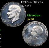 Proof 1976-s Silver Eisenhower Dollar $1 Grades Select Proof