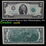 1976 $2 Federal Reserve Note (Philadelphia, PA) Grades Choice AU/BU Slider