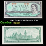1967 Canada $1 (Ottawa, CA) Grades Select CU
