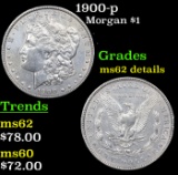 1900-p Morgan Dollar $1 Grades Unc Details