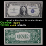 1935G $1 Blue Seal Silver Certificate Grades Choice CU
