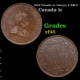 1904 Canada 1c, George V KM-8 Grades xf+