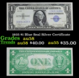 1935 $1 Blue Seal Silver Certificate Grades Choice AU/BU Slider
