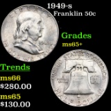 1949-s Franklin Half Dollar 50c Grades GEM+ Unc.