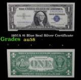 1957A $1 Blue Seal Silver Certificate Grades Choice AU/BU Slider