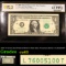 PCGS 2009 $1 Green Seal Federal Reserve Note (San Francisco) Serial # L76005100T Graded cu62 By PCGS