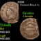 1826 Coronet Head Large Cent 1c Grades f details
